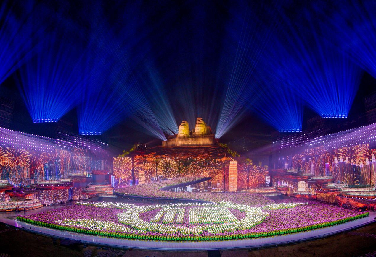 央視春晚鄭州分會(huì)場舞臺(tái)